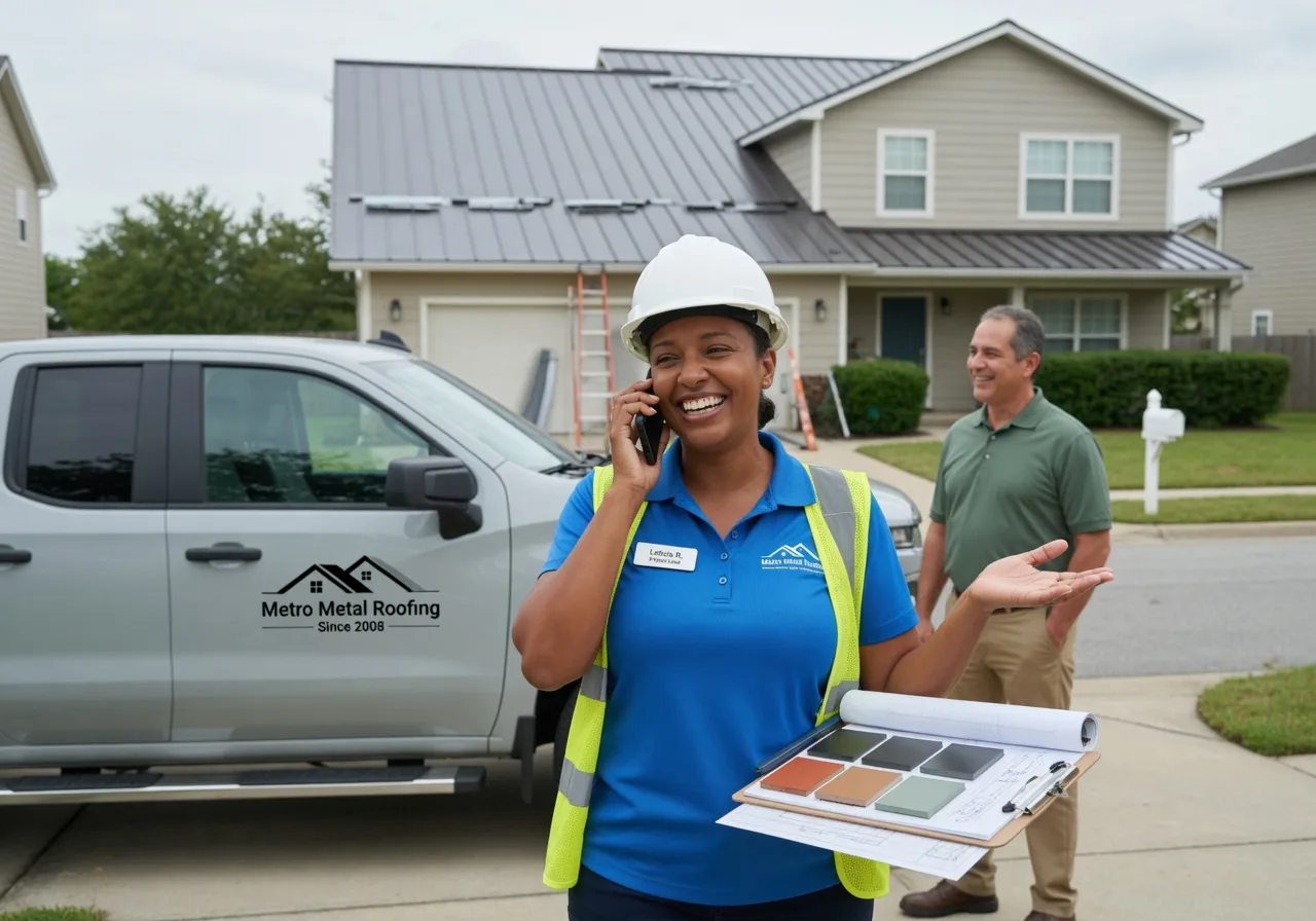 Metal Roof Repair in Hallett, OK