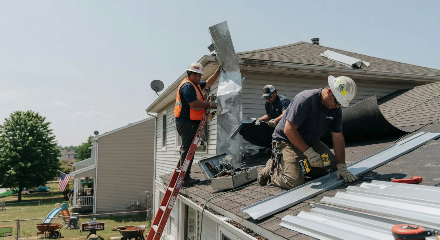 Metal Roof Repair in Hallett, OK